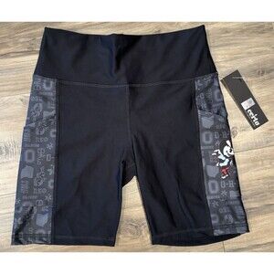 NWT Ohio State University Buckeyes Women’s Certo Black Bike Short Large Brutus